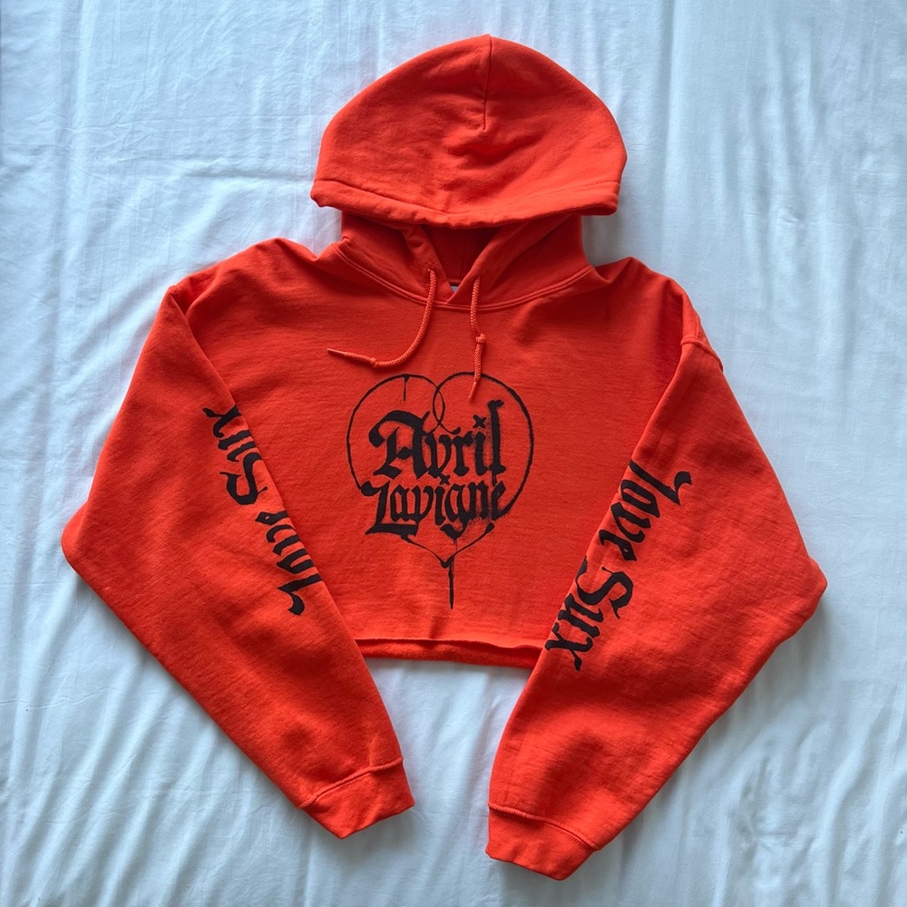 Avril Lavigne Cropped Hoodie